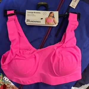 No Boundaries Neon Pink Lounge Bralette